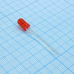 Светодиод красный 60° d=5мм 5мКд 700нМ (Red)