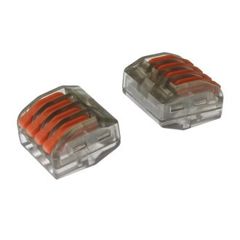 Клеммник быстрозажимной 4-х контактный сечение 0.08-2.5 кв.мм