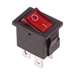 Выключатель клавишный с подсветкой ON-OFF (4c) 6А 250В