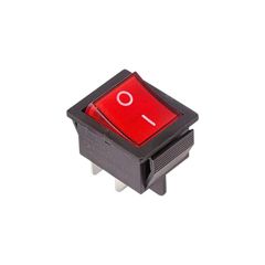Выключатель клавишный с подсветкой ON-OFF (4c) 16А 250В