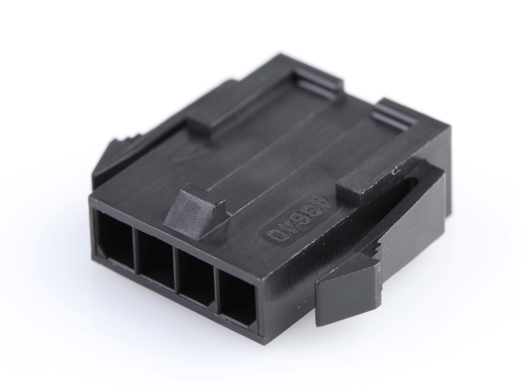 Корпус вилки, провод-провод, "папа", 3мм, PIN 4, Серия Micro-Fit 3.0, 5А