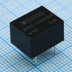 DC/DC, 1Вт, вход 10.8…13.2В, выход 5В/0.02…0.2А, изоляция 3000В DC, КПД 80%, максимальная емкостная нагрузка не более 2400мкФ, SIP8, 12.7x10.16x8.2мм, -40…105°C, пластик
