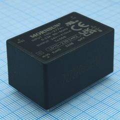 AC-DC, 10Вт, вход 85…305В AC 47…63 Гц, 100…430B DC, выход 24В/0.41А, изоляция 4000В AC, КПД 85%, в корпусе на плату 40х25.4х21мм, -40...+85°C