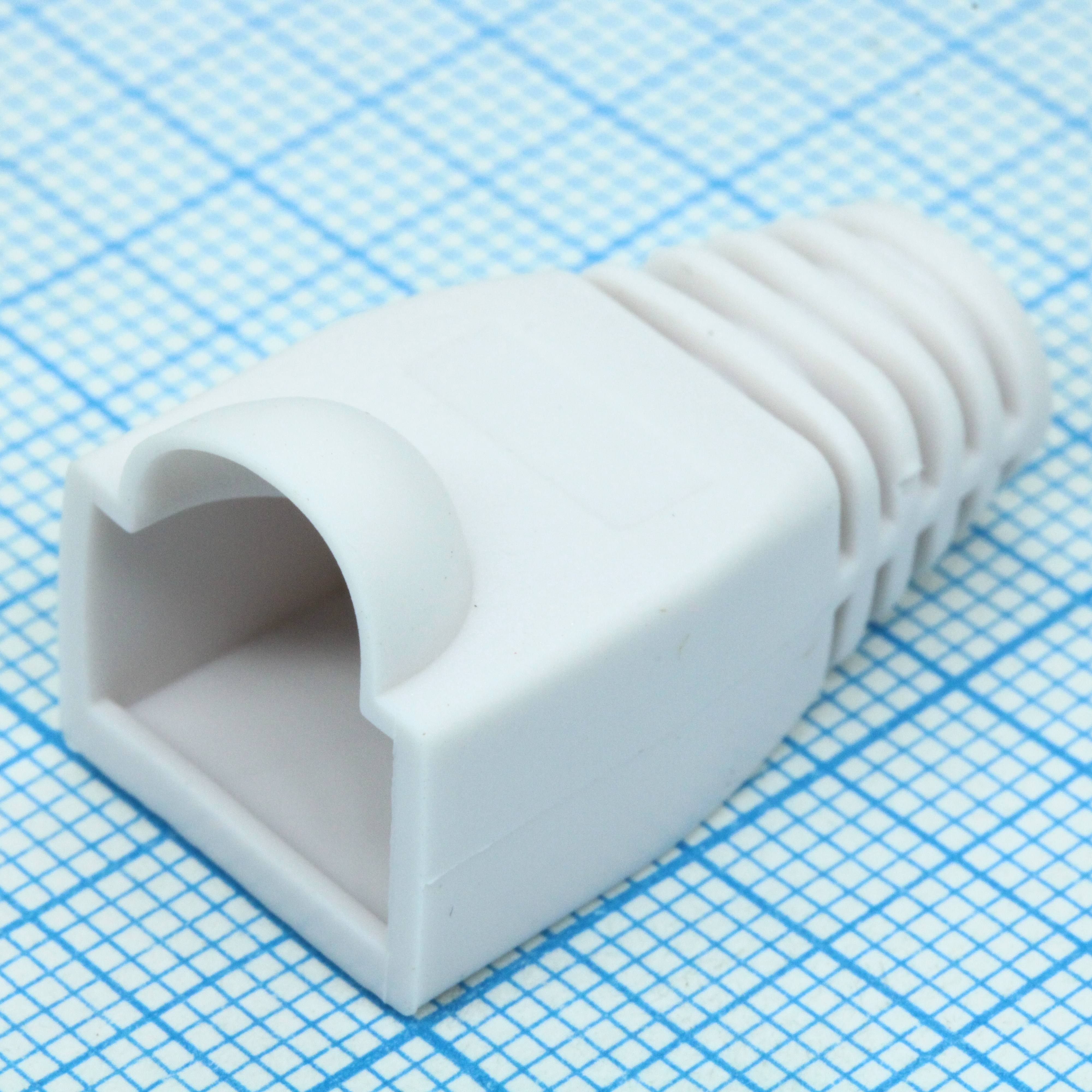 Колпачок RJ-45 белый REXANT для дополнительной защиты соединения разъема RJ-45 (8P8C) и кабеля