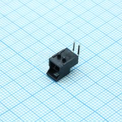 Разъем угловой серия Nano-Fit 2 контакта шаг 2.5 мм монтаж в отверстие