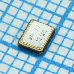 Резонатор кварцевый 12МГц;ppm25°C: 30ppm; Монтаж: SMD; CШунт: 5пФ; CНагр: 12пФ;