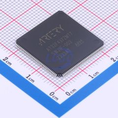Микроконтроллер Artery, ядро M4. Конфигурируемые Flash и SRAM память. До 4MB Flash, до 512КБ SRAM. 2 CAN, 2 USB FS OTG, Ethernet