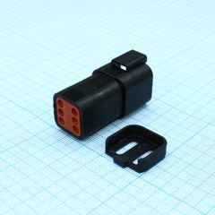 Кожух разъема  RCP 6 контакт(ов) обжим кабеля автомобильного применения
