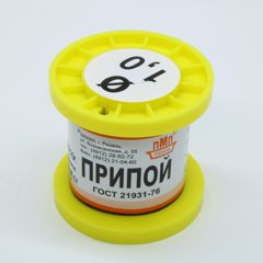 Припой трубчатый с канифолью ПОС63 1.0мм 50гр. катушка