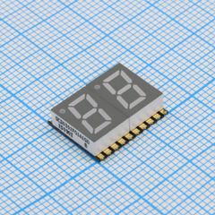 2-х разрядный сегментный индикатор smd 7,62мм/оранжевый/610нм/75-185мкд/ОА