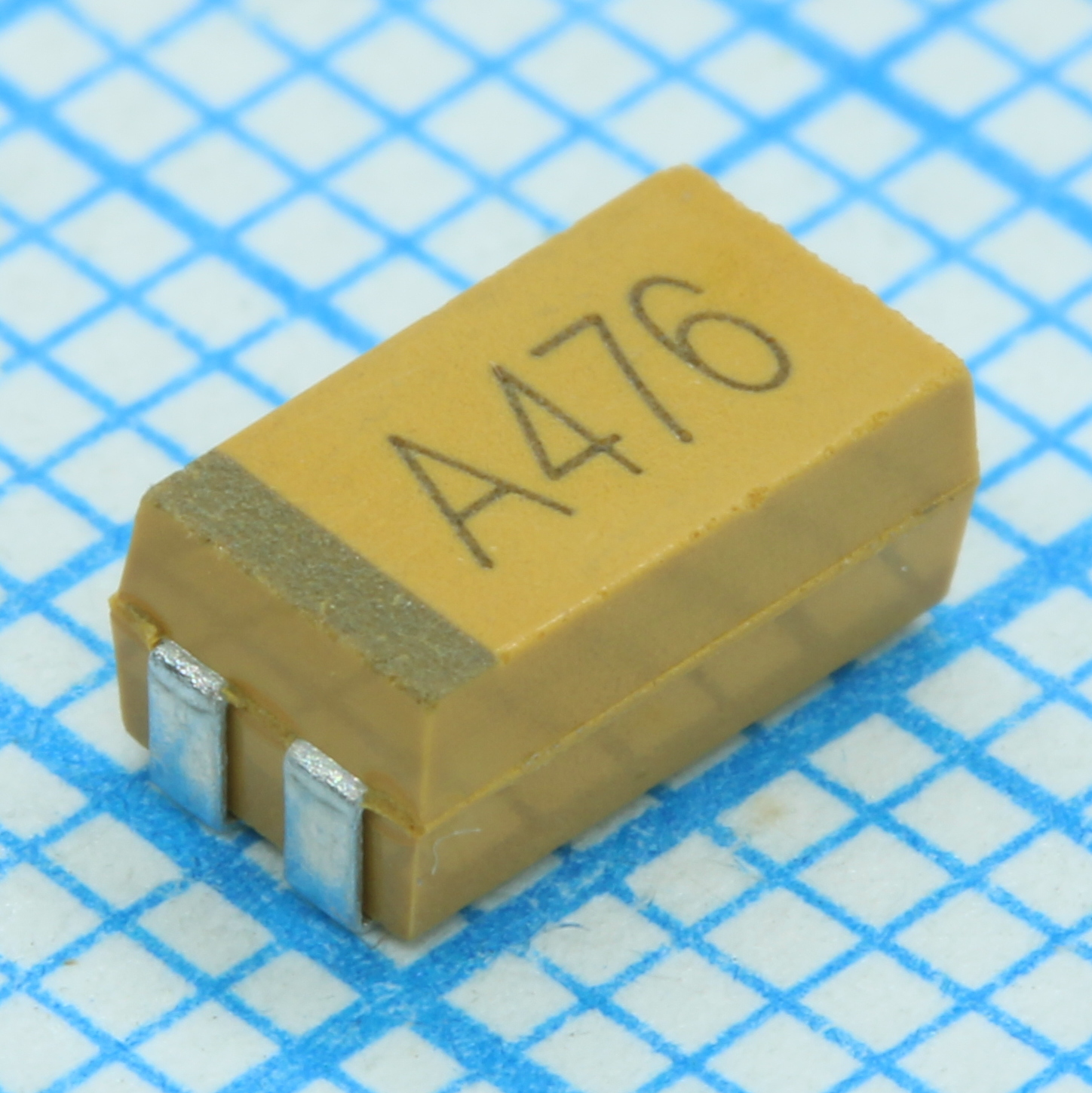 ЧИП-конденсатор танталовый 4.7мкФ ±10% 35В типоразмер C (6 X 3.2 X 2.5мм) 125С лента на катушке