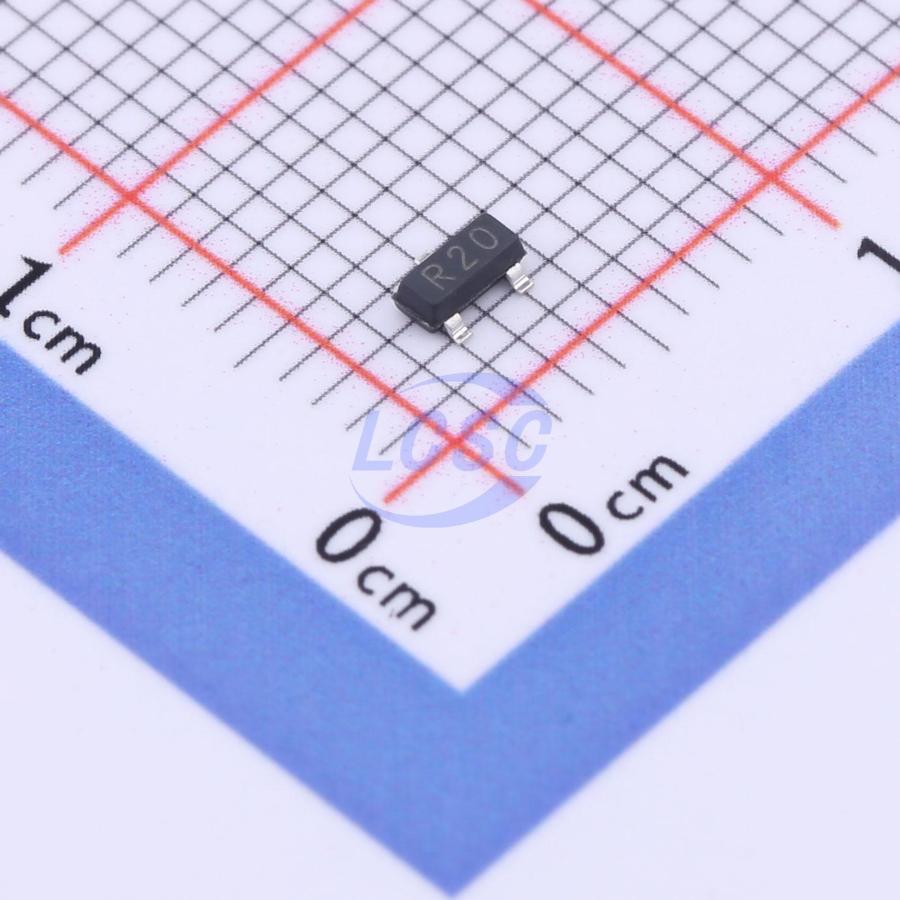 Транзистор полевой MOSFET N-канальный  напряжение сток-исток 20В, ток стока 5.А