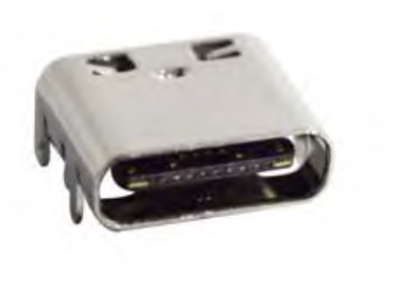 Разъем USB Type C розетка 16 контактов угловая на плату, монтаж SMT