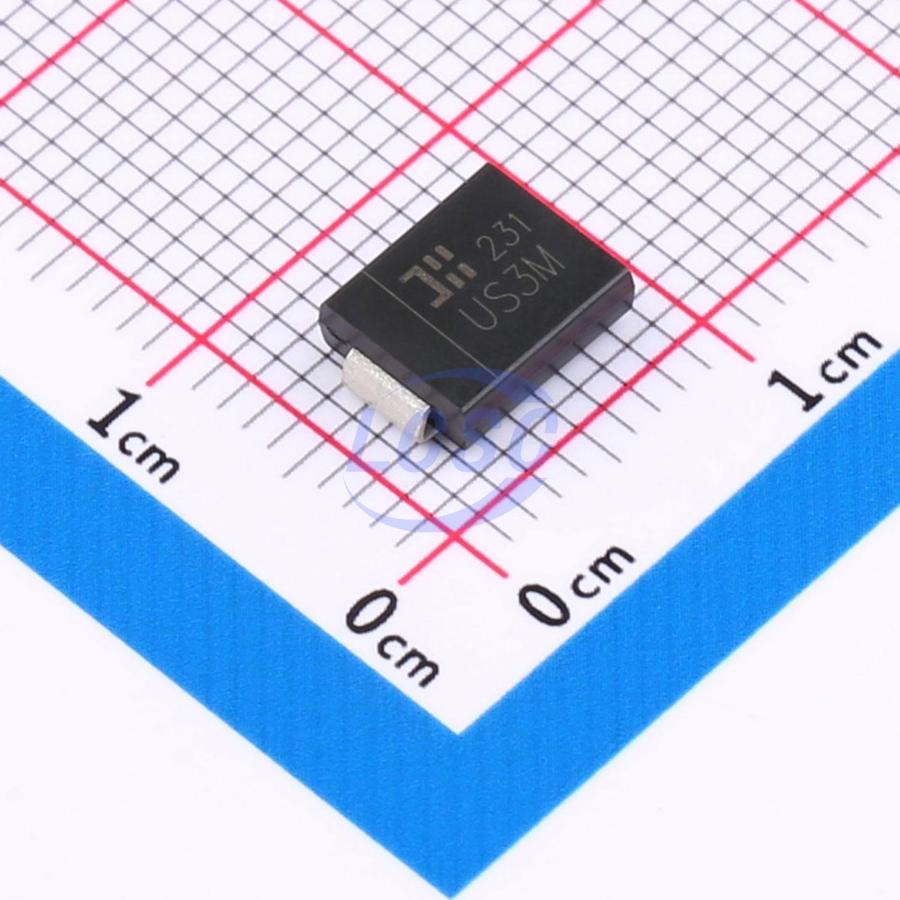 Диод импульсный 1000В 3А 2-Pin SMC лента на катушке