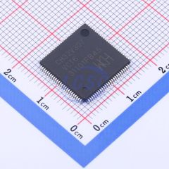 Микроконтроллер RISC-V 144МГц Флэш-память 256кБ ОЗУ 64KкБ LQFP100_14X14мм