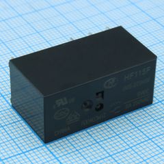 Реле силовое, 8 A, 5 В, две группы на переключение (29x12.7x15.7)мм монтаж в отверстие