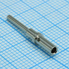 Контакт штырь 16-20AWG никелированный под зажим