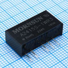 Преобразователь DC/DC мощность, Вт: 1 вход 24В выход ±15В/±34мА изоляция: 1500В