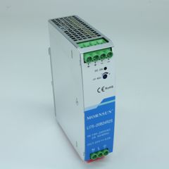 Преобразователь AC-DC на DIN-рейку  75Вт, выход 24В/3.2A, вход 90…264V AC, 47…63Гц изоляция 4000В AC -30…+70°С
