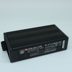 AC/DC зарядное устройство, 14.4V/20A, вход 90…264VA C, 47…63Гц /127…370В DC, изоляция 3000В AC, PFC, для свинцовых (обслуживаемых, гелевых, AGM) и Li-ion (Fe, Mn), 3 стадии заряда, 182.7*96*49мм, -30…+70°С