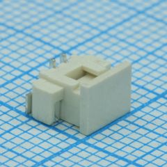 Разъем провод-плата SMD без фланца обжимной 2 контакта шаг 1.25мм