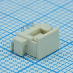 Разъем провод-плата SMD без фланца обжимной 3 контакта шаг 1.25мм