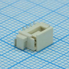 Разъем провод-плата SMD без фланца обжимной 4 контакта шаг 1.25мм