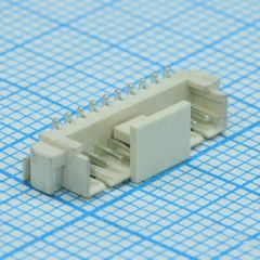 Разъем провод-плата SMD без фланца обжимной 10 контактов шаг 1.25мм