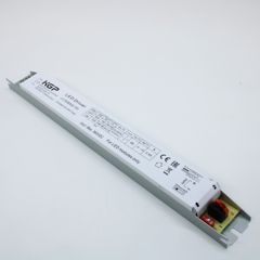 AC-DC, 150Вт, стаб.тока, вход 176…264В AC, 50/60Гц, 176…280В DC, выход (DIP-SW) 500/700мA/180…300/128…214В, ККМ, неизолированный, в кожухе 290х30х21мм, -25…+50°С, IP20, защиты SCP, OLP, NLP, 380В (все с автовосстановлением)