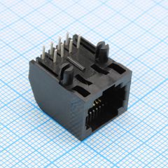 Разъем RJ-45 (гнездо) угловой на плату
