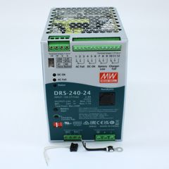 AC-DC с функцией UPS, 240Вт, выход 24В/10A, вход 90…305В АС/127…431В DC, максимальный зарядный ток 7.7А, MODBus, изоляция 3000В АС, в корпусе 85.5х125.2х129.2мм, -30...+70°С