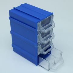 Пластиковый контейнер для хранения крепежа, радиоэлектронных комплектующих, любых небольших деталей