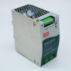 DC-DC, 120Вт, вход 250…1500 В DC, выход 24В/5А, рег.выход 24…29В, изоляция 4000В DC, в кожухе на DIN-рейку, 63х125.2х115мм, -40...+85°С