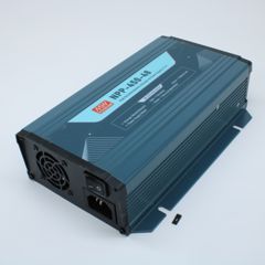 AC/DC + зарядное устройство, 57.6V/3.4…6.8A, рег.вых=54…100В, вход 90…264VA C, 47…63Гц /127…370В DC, изоляция 3000В AC, PFC, для свинцовых (обслуживаемых, гелевых, AGM), 3 стадии заряда, 205*135*55мм, -30…+70°С