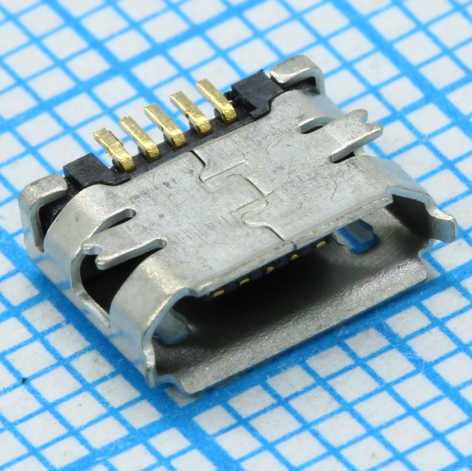 Разъем Micro USB 5 контактов SMD