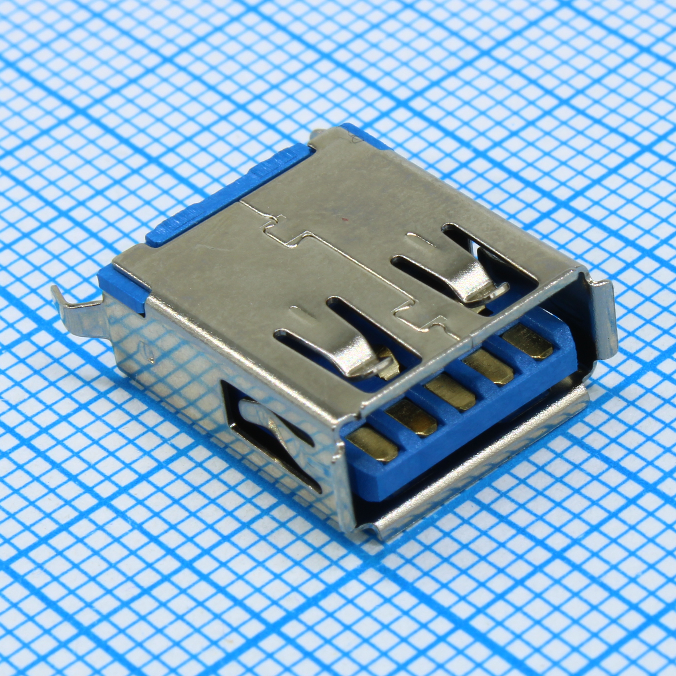 Разъем USB 3.0  тип A (розетка) на плату (TНT)