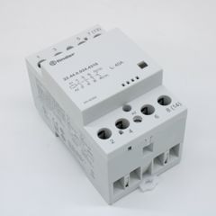 Контактор модульный 22 серия 24В (AC/DC) 40А, 4х-полюсный, конт.AgSnO2, все контакты NO, механич. индикация
