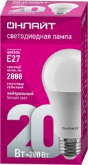 Лампа светодиодная 61 158 OLL-A60-20-230-4K-E27 20Вт грушевидная 61158