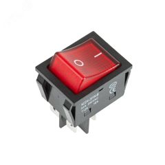Выключатель клавишный с подсветкой ON-OFF (4c) 30А 250В