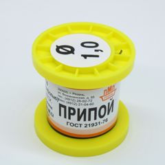 Припой трубчатый с канифолью ПОСК50-18 1.0мм 50гр. катушка
