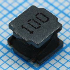 Индуктивность SMD силовая полуэкранированная проволочная 10мкГн ±20% 1МГц 15Q-Фактор феррит 3.2A 0.052Ом