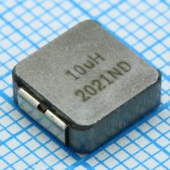 Индуктивность силовая проволочная 10мкГн ±20% 100кГц порошковое железо 4.7A 0.0712Ом по постоянному току 3232 лента на катушке