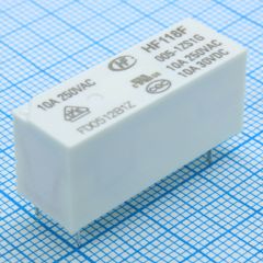 Реле силовое 8А одна группа на переключение катушка 5В 0.22Вт