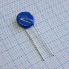 Варистор 35Vac/45Vdc, 1000A, 56V(1mA), 0.6W радиальные выводы, россыпь