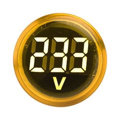 Лампа сигнальная d22-230V желт