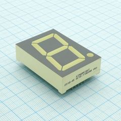 1 разрядный индикатор 38мм/оранжевый/601нм/150-420мкд/ОК
