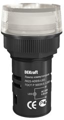 Лампа сигнальная d22-230V бел
