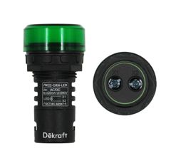 Лампа сигнальная d22-230V зел