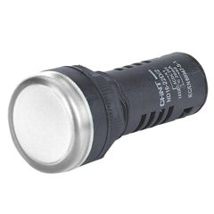 Лампа сигнальная d22-230V бел