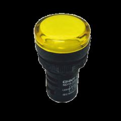 Лампа сигнальная d22-230V желт